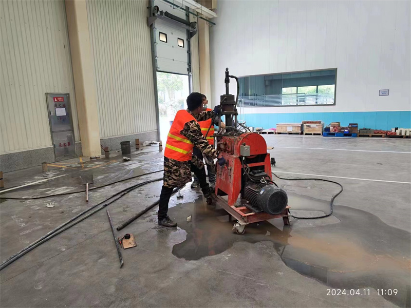 遵义厂房地面下沉塌陷注浆加固施工